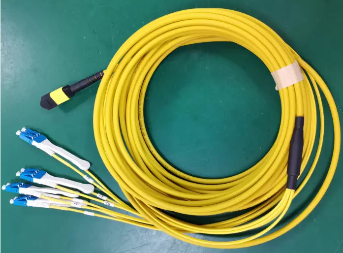 Elite 10M 12 24 Core 3.0MM SM MM Breakout Fan Out Cable With CCA CPR Rated