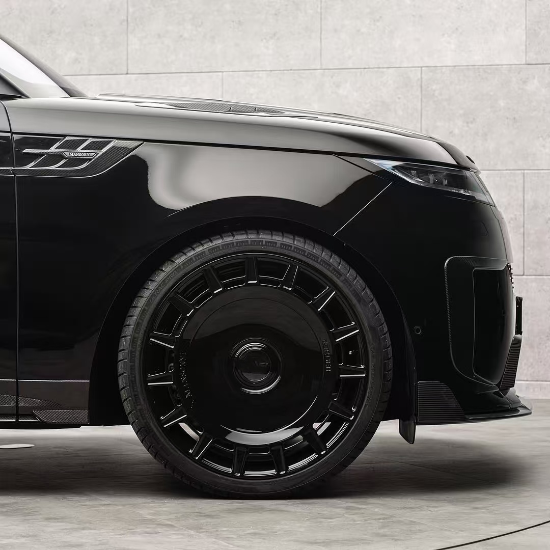 2023 Repair Discovery Sport Body Kit MSY Style Carbon Fiber Lip Spoiler