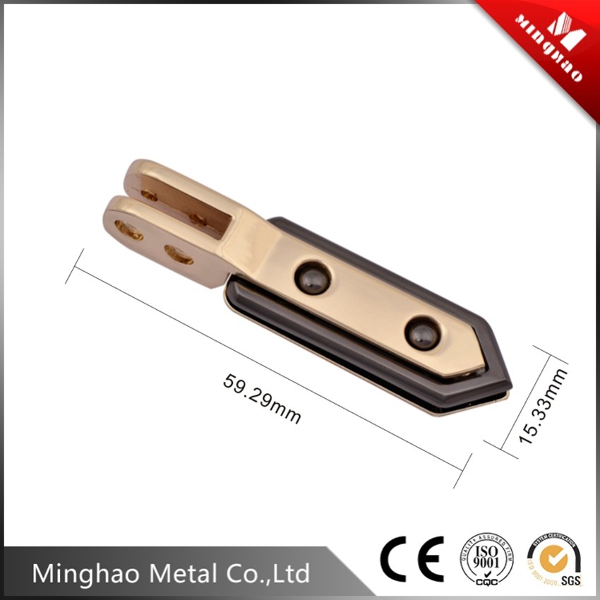 Classical style matel wallet accessories for leather bag,59.29*15.33mm wallet parts