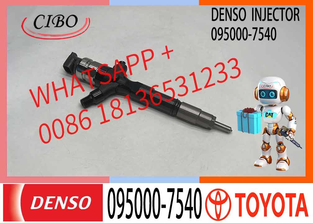Common Rail Fuel Injector 23670-30280 095000-7540 For Toyota Hilux 1KD-FTV