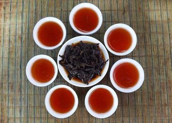 Hunan Dark Chinese Tea With Custom Gift Package , Anhua Dark Tea