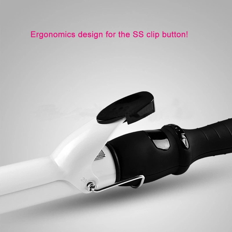 45w Electric Spiral Curling Iron Custom Heat Barrel Size Universal Voltage
