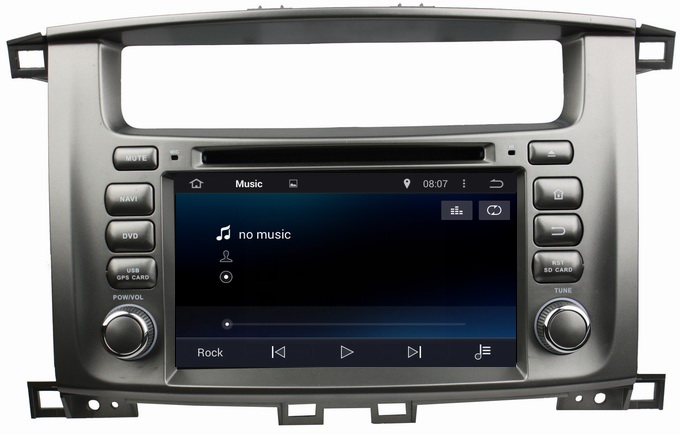 Ouchuangbo Toyota Land Cruiser 100 pure android 4.4 OS autoradio stereo dvd navi build in
