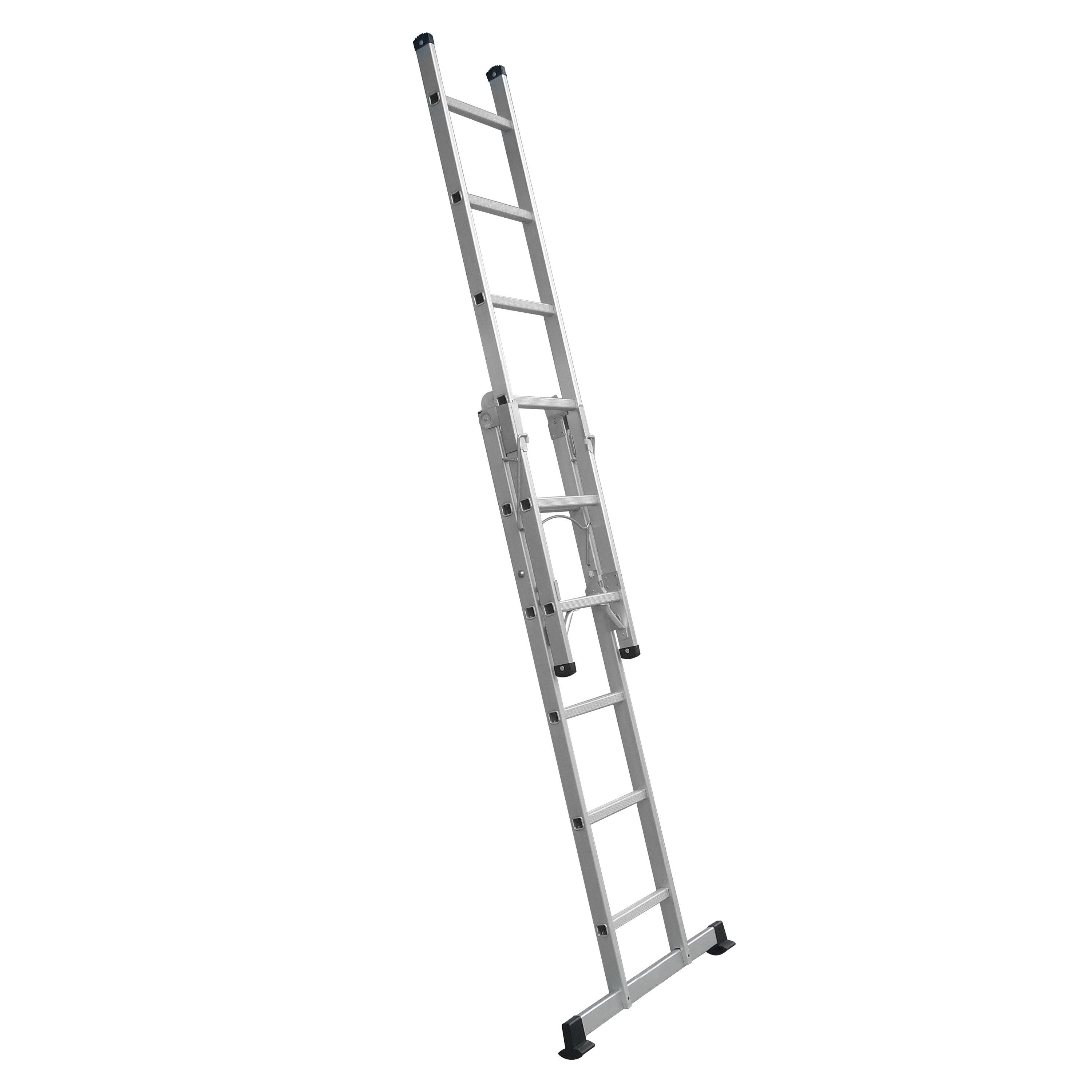 High Safety Foldable Aluminum Ladder 2x6 With Mar Resistant End Caps