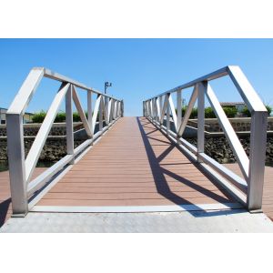 Buy cheap Aluminum Floating Bridge Gangway Ramp Durable Aluminum Gangway Ramps for floating dock product