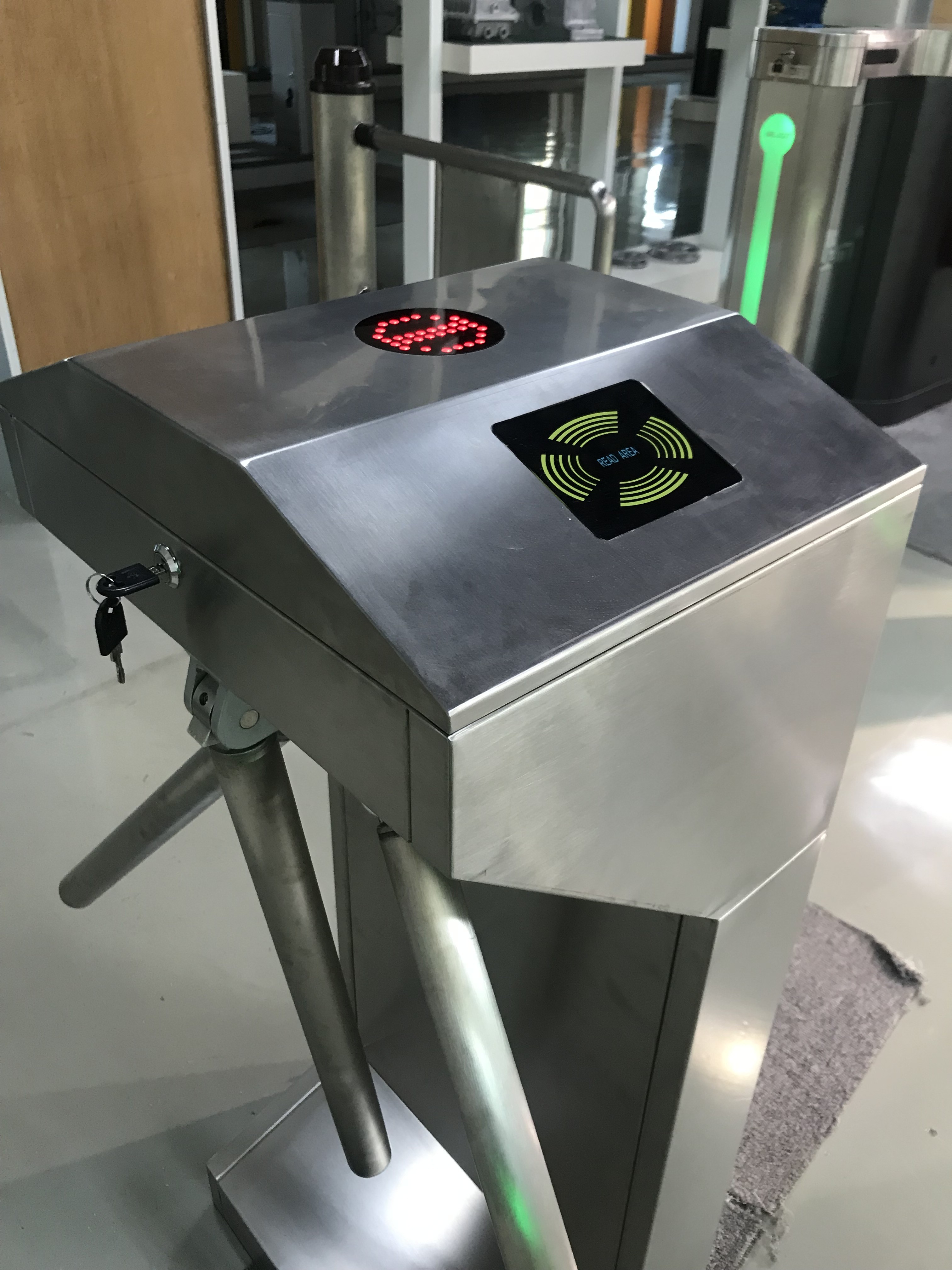 RS232 Communication Turnstile Security Systems Access Control Entrance Door