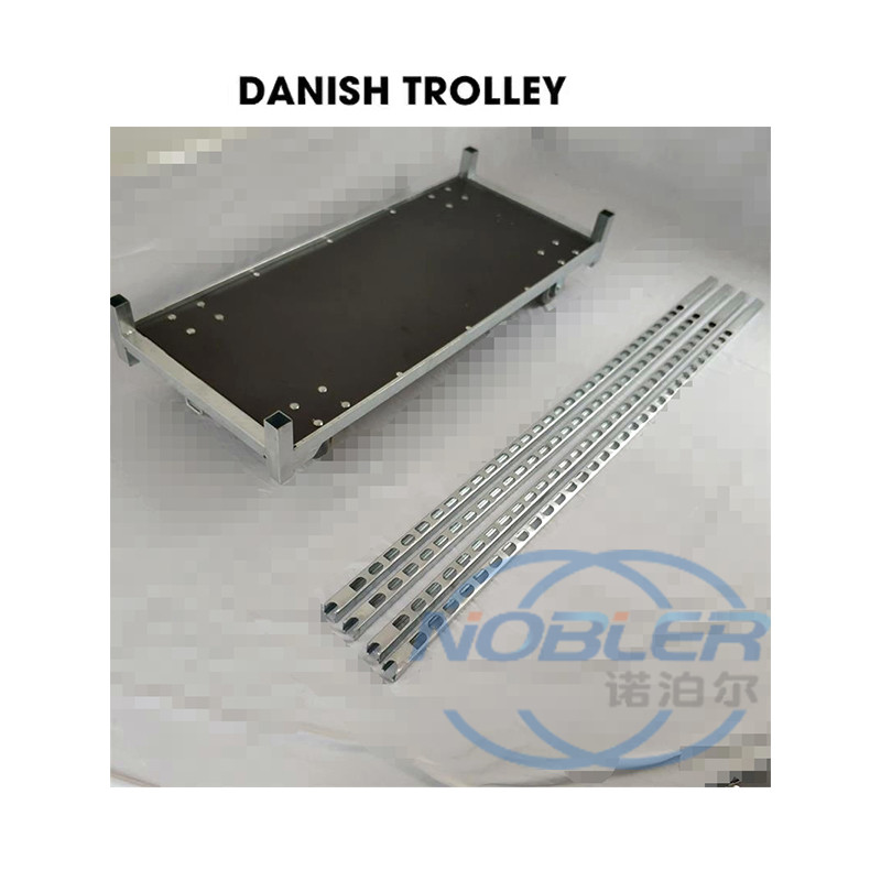 Hot Dip Galvanizing Dutch Flower Trolley Easy Assemble For Bud Room