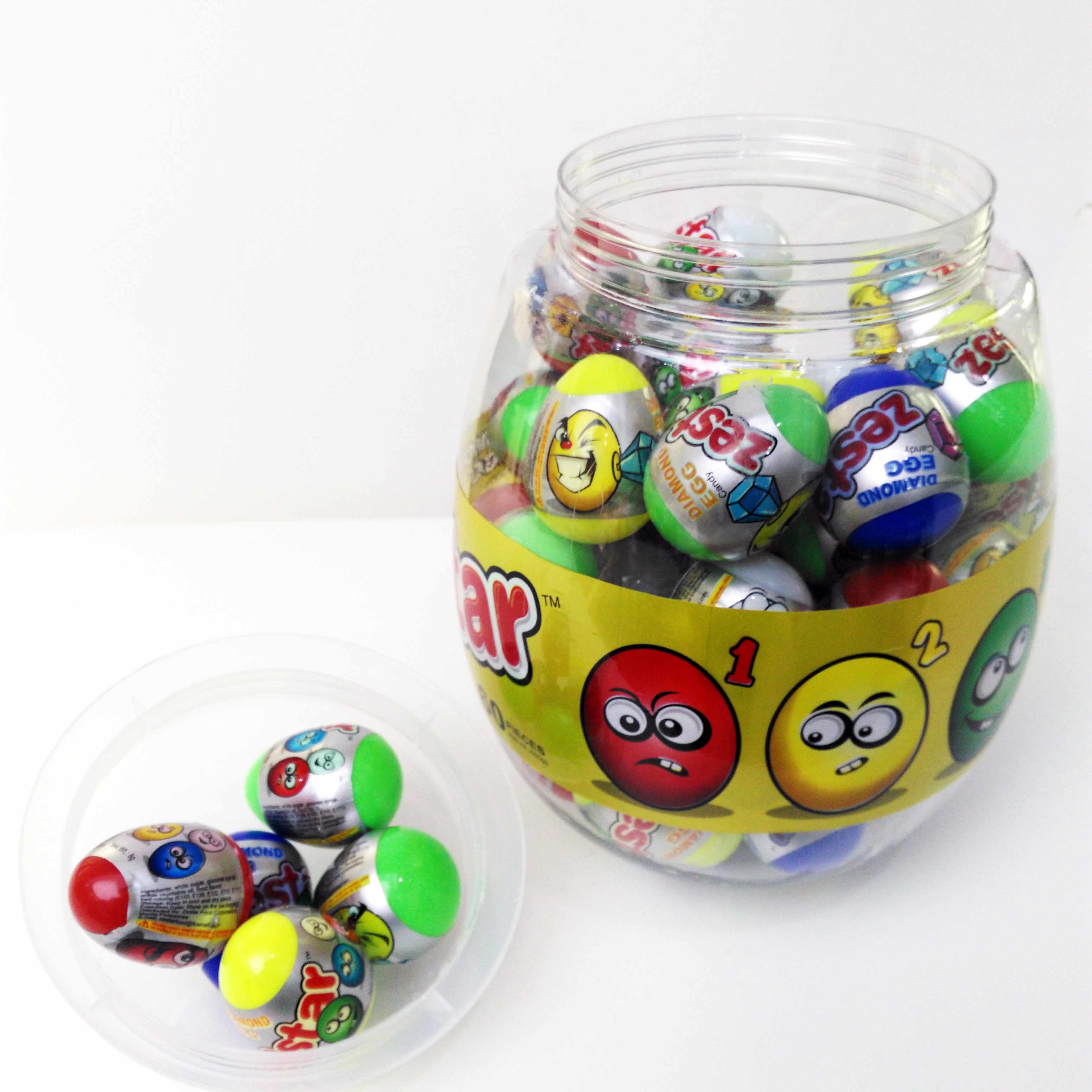 6g Diamond and Dinosaur Egg Shape Healthy Hard Candy ,Healthier Lollipop with good price
