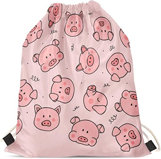 Durable and Waterproof Lager Capacity Drawstring Bag Backpack