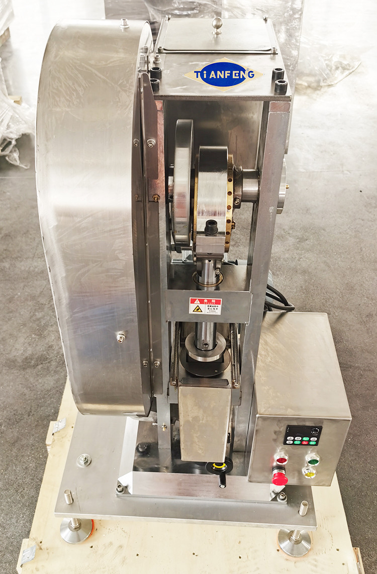 4KW 80mm Single Punch Tablet Press Machine 120KN Pressure TDP-120D