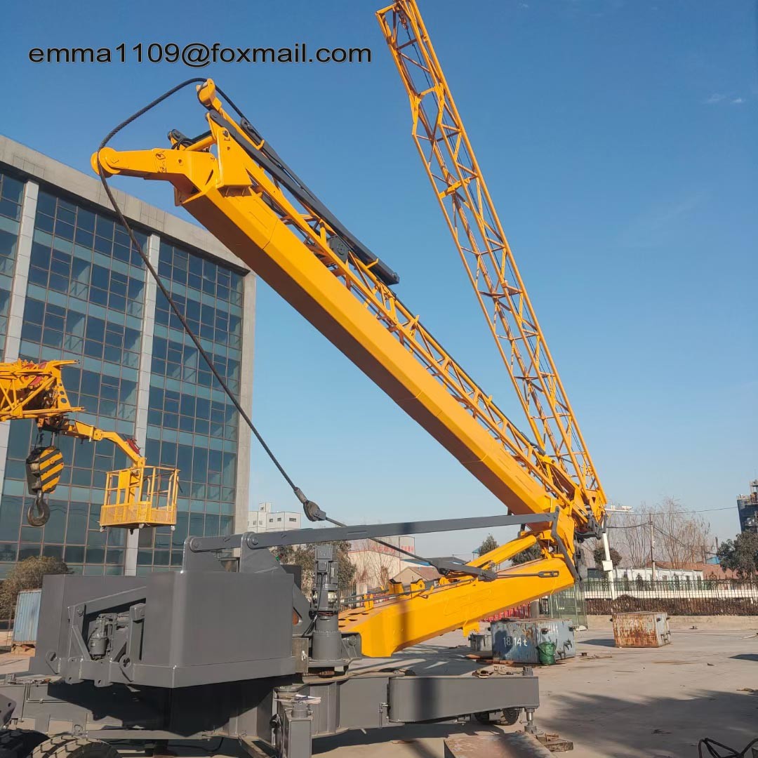 Buy cheap High Configure Travelling Tower Crane Foldable 2 Ton Mini Mobile Self Erect product