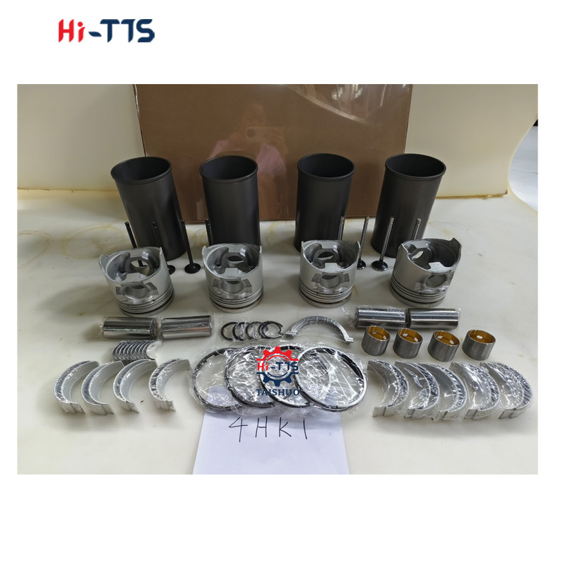 4HK1 Engine Kit For EX200-3 EX210-3 EX240-3 Excavator Liner , Piston , Ring , Valves , Bushing, Full Gasket Kit