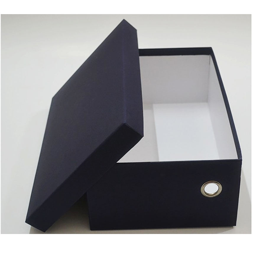 Odm Men Blue Mailer Box Shoe Packaging Bulk Glossy Lamination
