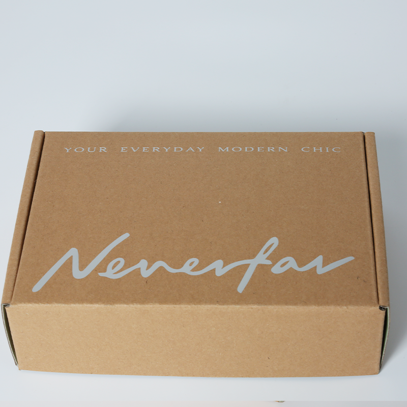Recyclable Corrugated Kraft Paper Boxes , Jewelry Packaging Kraft Box Free Design