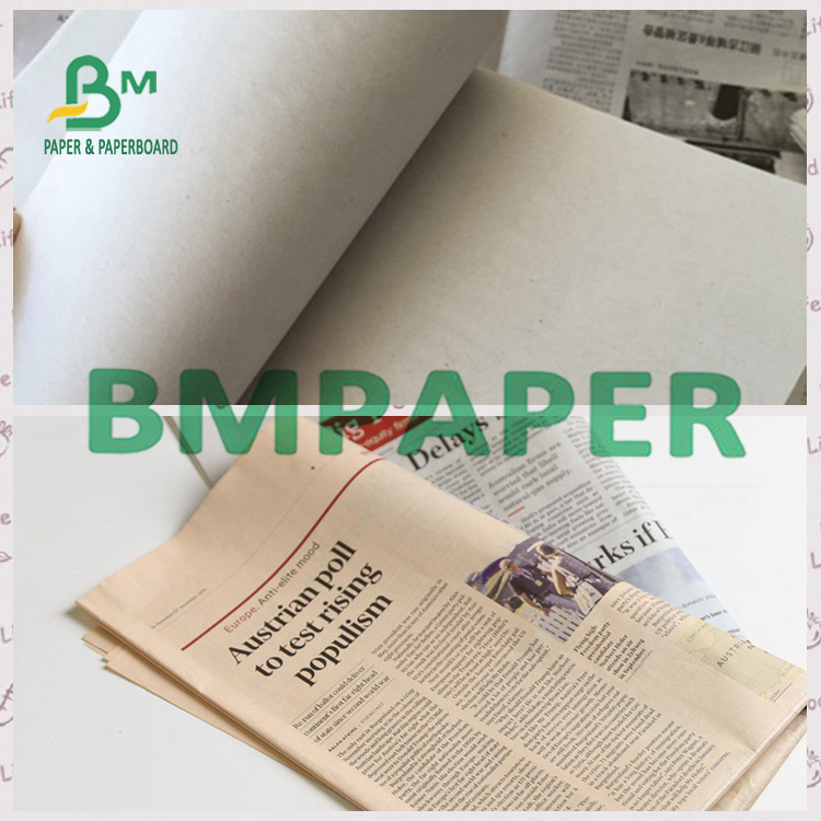 45g 380 x 510MM White Newsprint Wrapping Paper For Protect Fragile Items