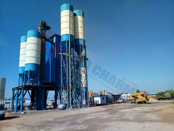 10t/H Dry Mix Plaster Mortar Production Line With 12.5m Plant Height