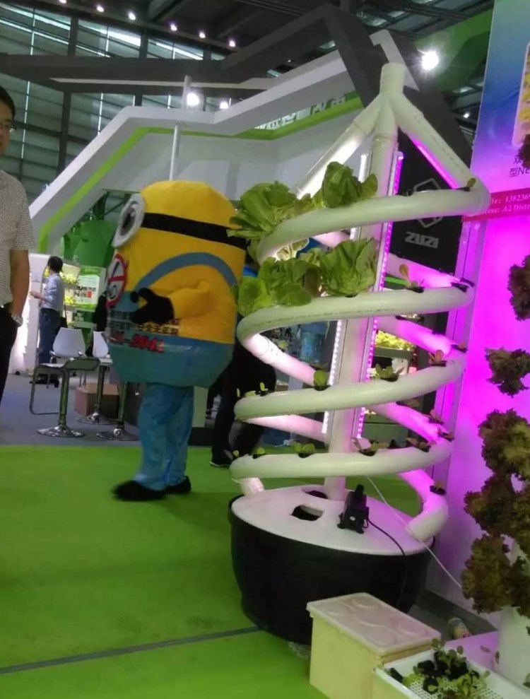 Vertical Spiral Plant Grow Hydroponic Tower Cultivation garden aeroponics System