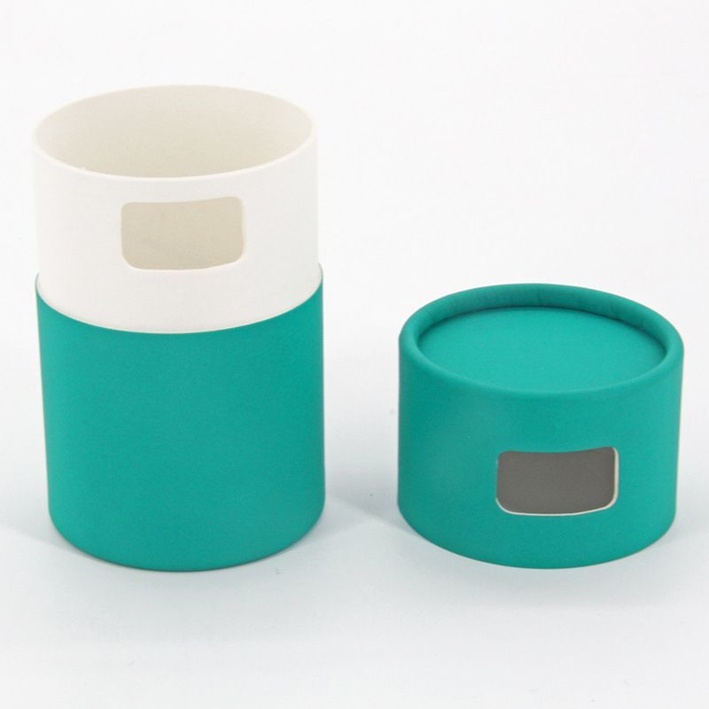 Hot Foil Silver Gold Stamping Bright Color Corrugated Paper Cardboard Candle Perfume Cosmetic Makeup Lipstick Custom Gift Packaging Round Tube Box
