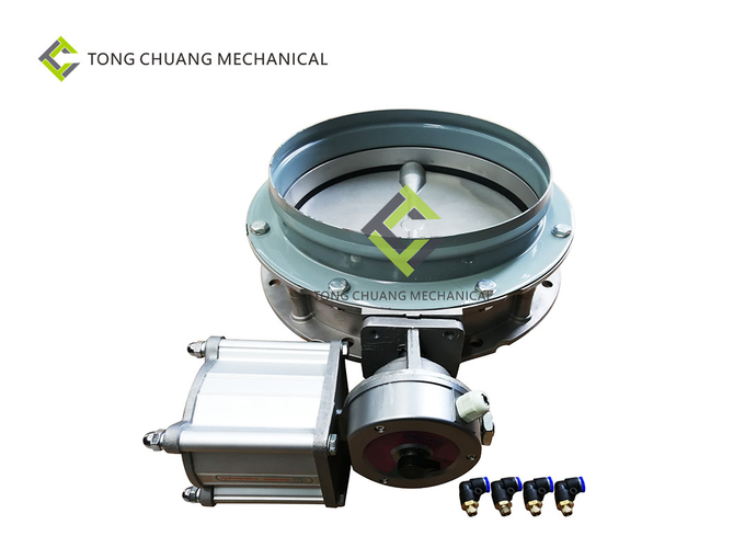 V1FS300GBN Pneumatic Operated Butterfly Valve Single Flange Aluminum Alloy