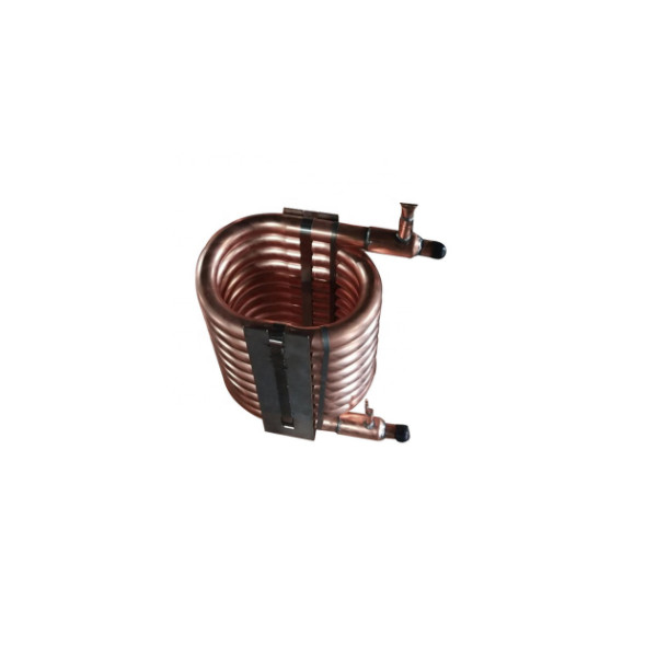 2.09m3/H Stainless Steel Coil Coaxial Heat Exchanger Freezing Prevention