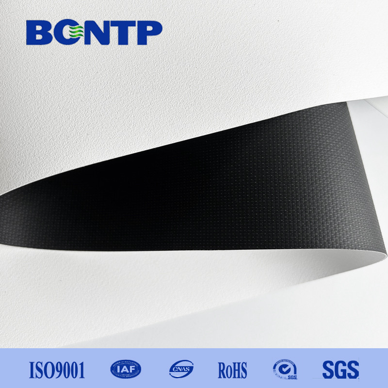 PVC Matt White Projection Screen Fabric Projection Screen Fabric Rolls for Motorized Screen