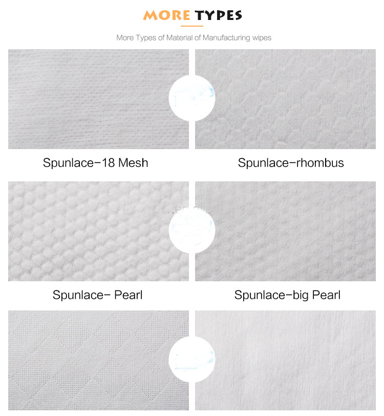Organic Antibacterial Wet Wipes Folded Alcohol Free Wet Wipes Hyaluronic Acid