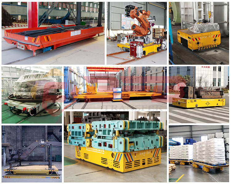 65 Ton Capacity Solid Wheels Transport Platform For A Copper Melting Process Hold High Temperatures