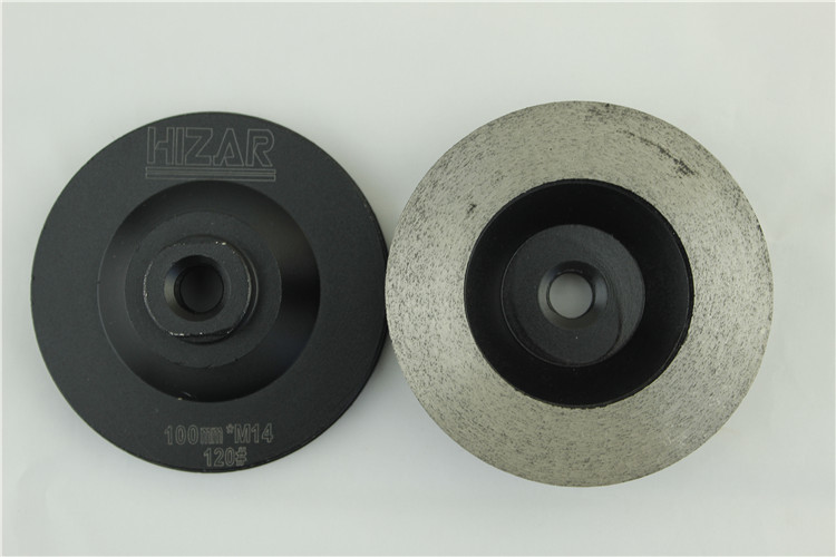 5 Concrete 20mm Hole Diamond Grinding Cup Wheels No 24 Grit Angle Grinder