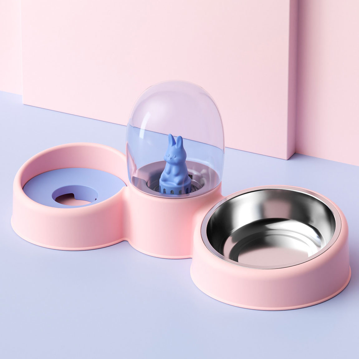 Stainless Steel Pet Automatic Water Dispenser Feeder For Dogs Cats