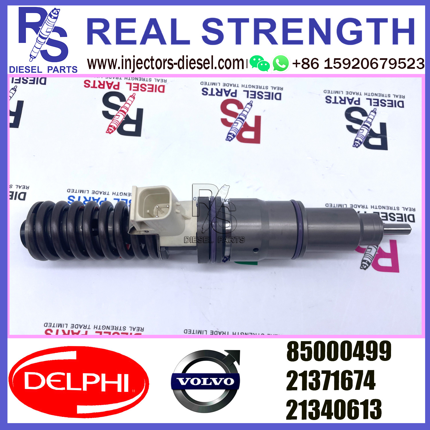 85000499 DELPHI Diesel Injector V-O-L-V 21371674 21340613 E3.18