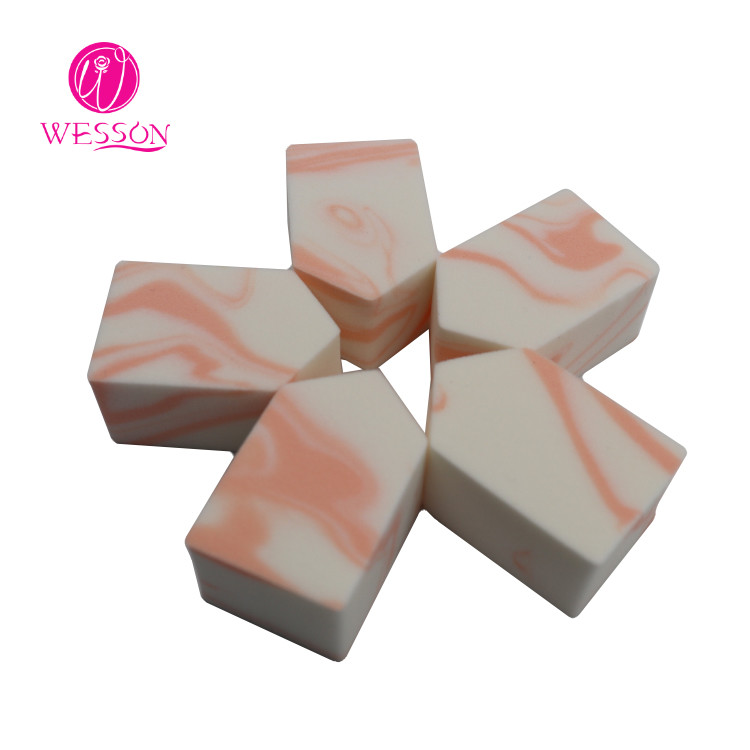 Washable Double color Small House Shape Makeup sponge Puff