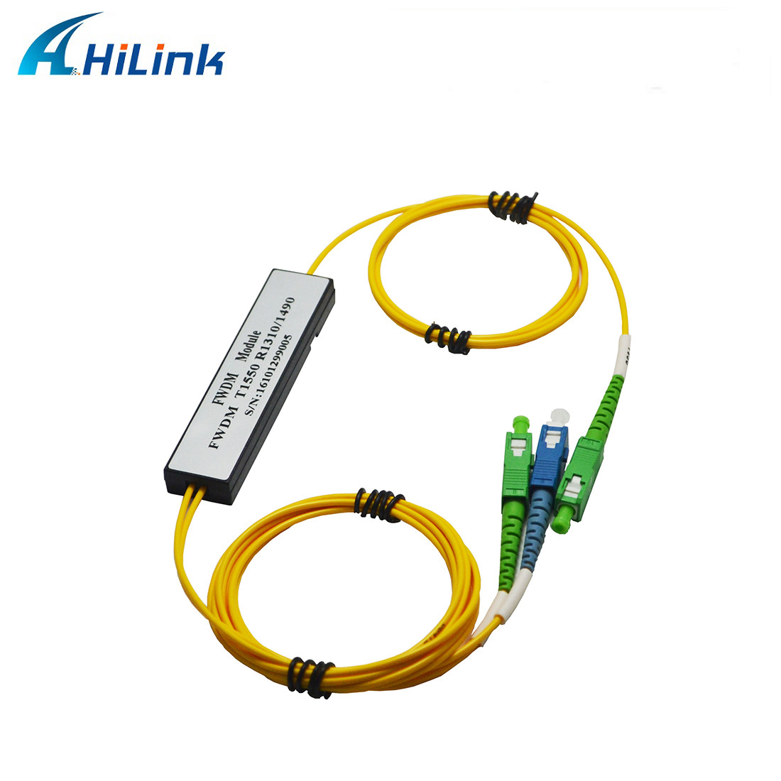 FWDM Filter Mini ABS Box TX1550 RX 1310nm 1490nm SC UPC SC APC