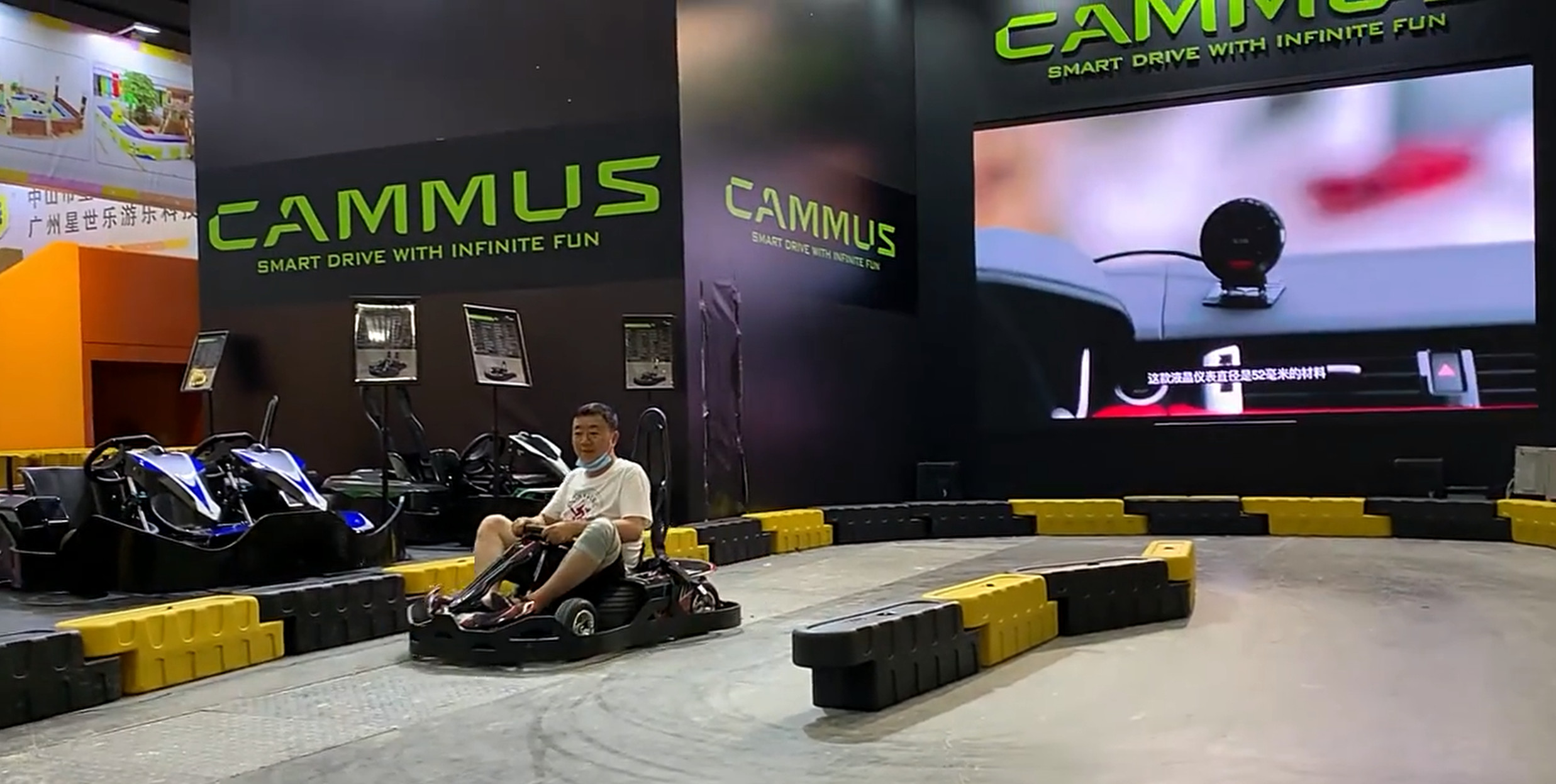 36V Powered Go Kart 75km/h With Collision Proof Enclosure