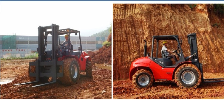 4x4 3 Ton 5 Ton 4wd Rough Terrain Forklift