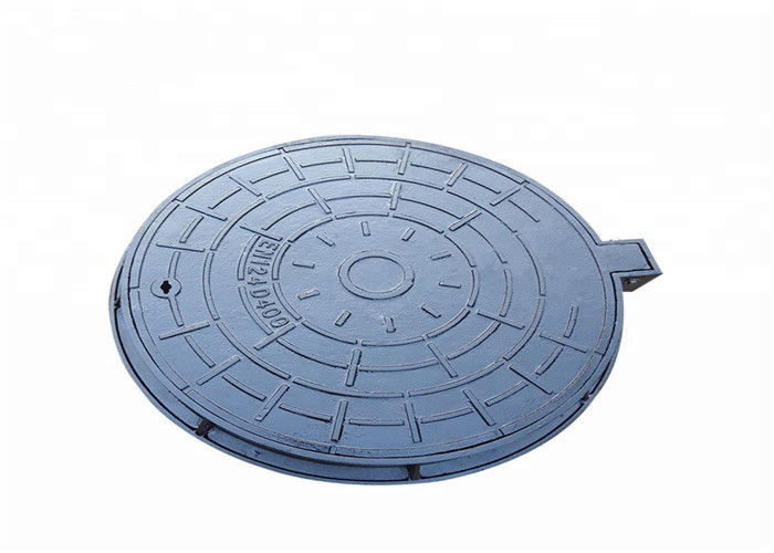 Watertight Locking Street Manhole Cover Single Sealed Round For Construction