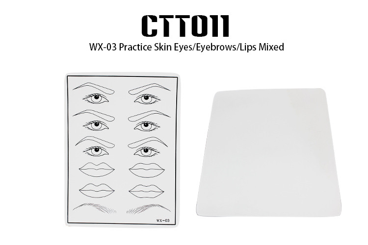 PCD Silicone Permanent Makeup Practice Skin For Training or Beginner