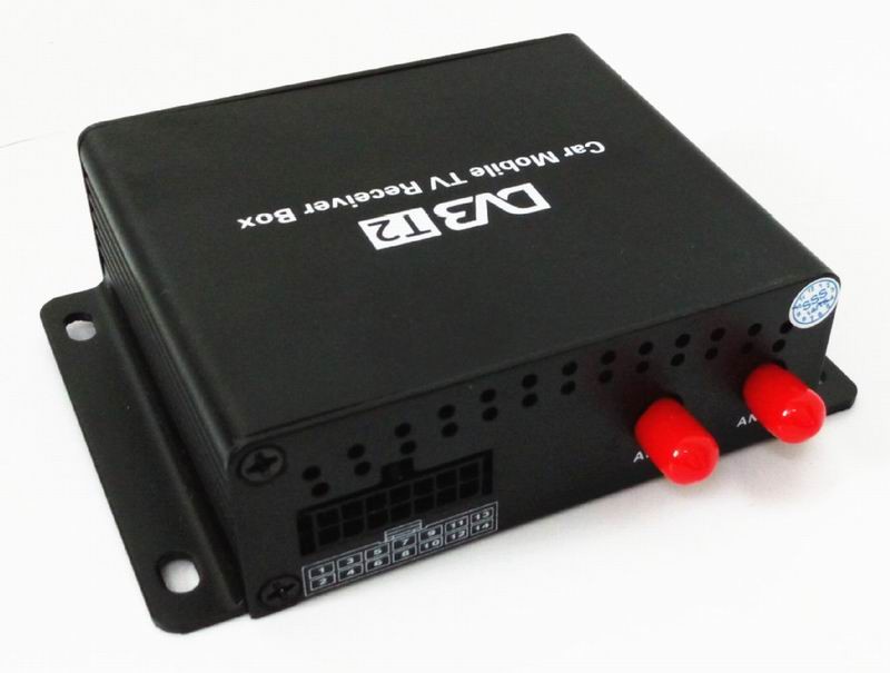 Ouchuangbo Car DVB-T2 TV Receiver Dual Tuner For Car DVD High Speed Mpeg4 Car Digital TV Box Tuner Auto Mobile