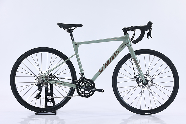 18 Speed Copy Carbon Welding Frame Road Bike Disc Brake Performance and Comfort