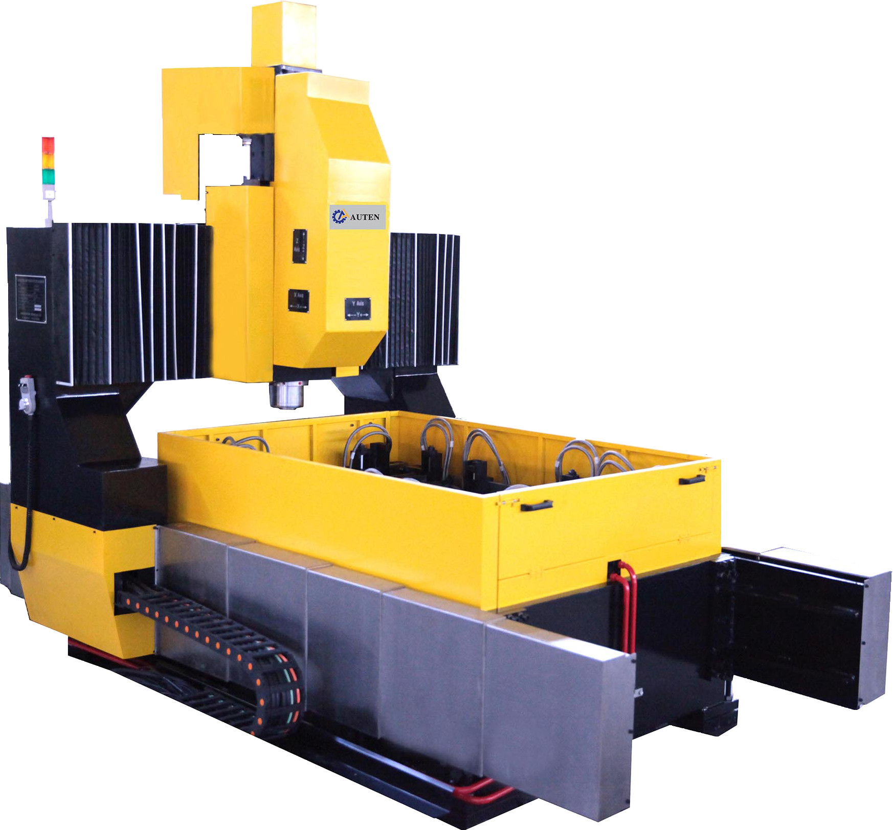 Durable High Speed CNC Metal Plate Drilling Tapping and Milling Machine Stable Working