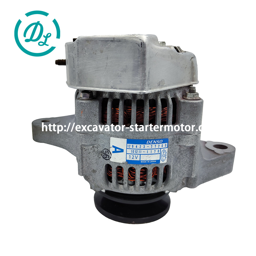 40A 12V Excavator Alternator 129423-77200 101211-1170 1640464010