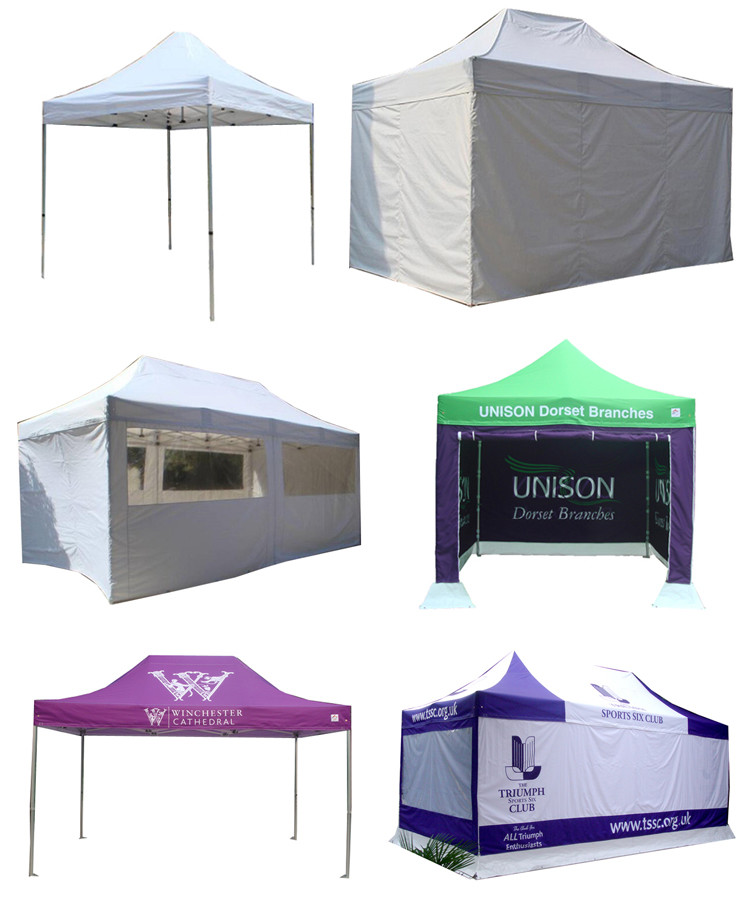 10ft X 20ft Gazebo Folding Tent Commercial Pop Up Canopy 600D Oxford Easy Up Tent For Promotion