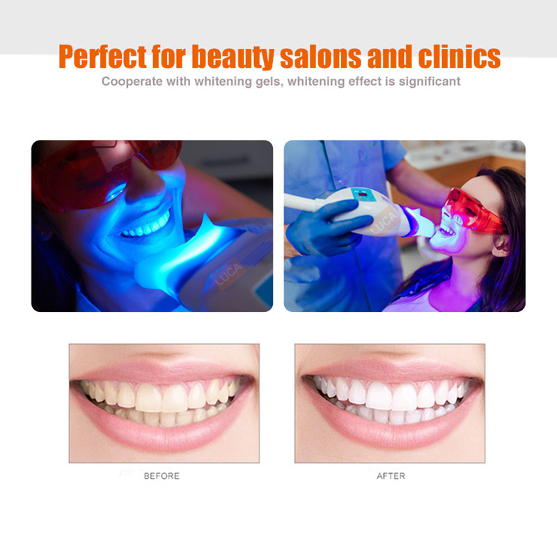 Mobile LED Dental Teeth Whitening Lamp 430nm Teeth Bleaching Light