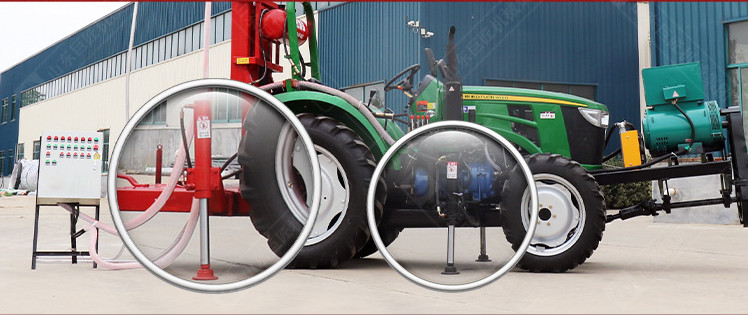 JZF-C Tractor Mounted Water Well Drilling Machine Forward And Reverse Cycle Rig