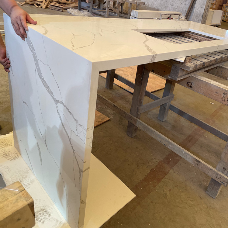 3200x1600x20mm Quartz Countertops Engineered Stone OEM ODM Quartz Stone Sheets