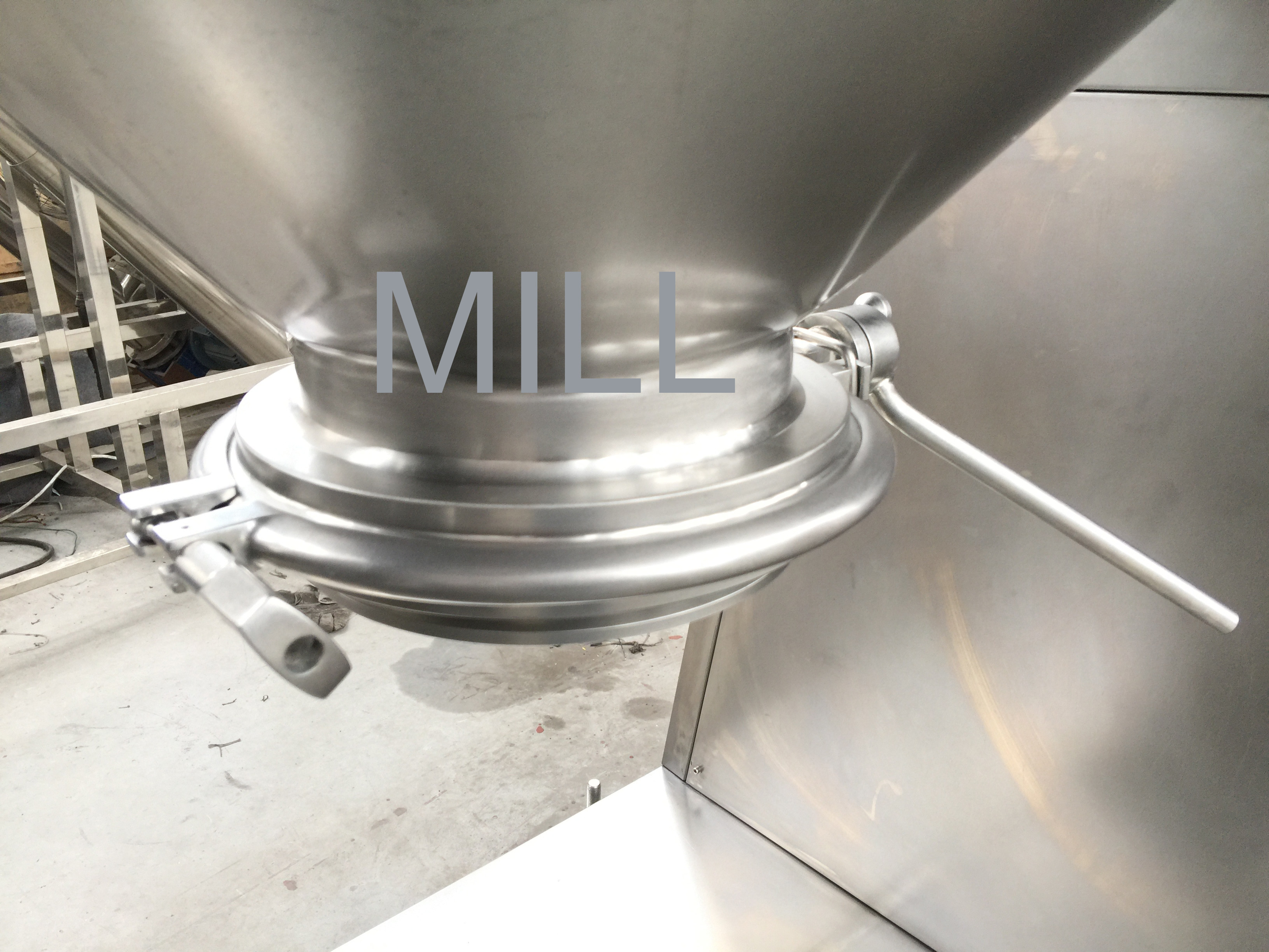 All Stainless Steel V Powder Mixer Rotary V Type Protein Mixing Machine