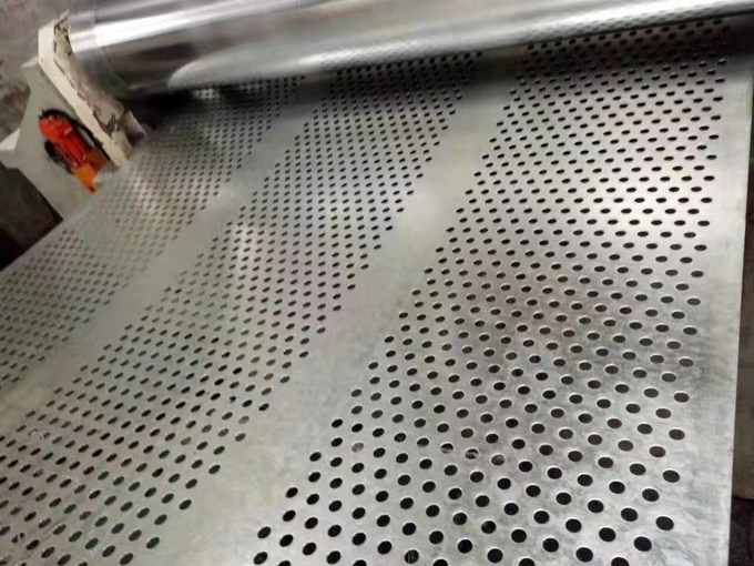 Hygiene 304 316 Perforated Stainless Steel Sheet 0.3mm For Perforated Grill Mesh