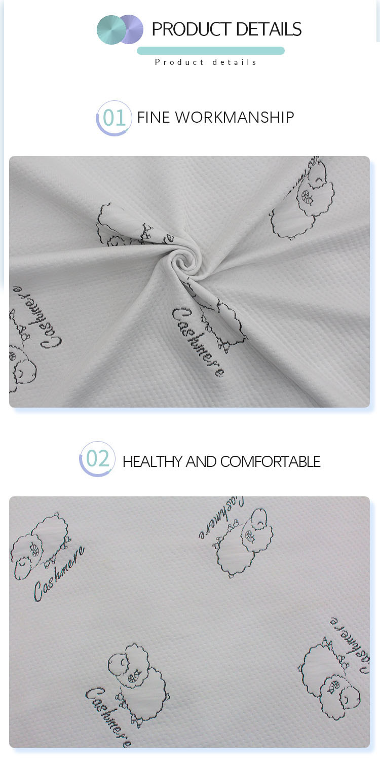 Manufacturer'S Special Selling Knitted Jacquard Fabric Air Layer Mattress Fabric