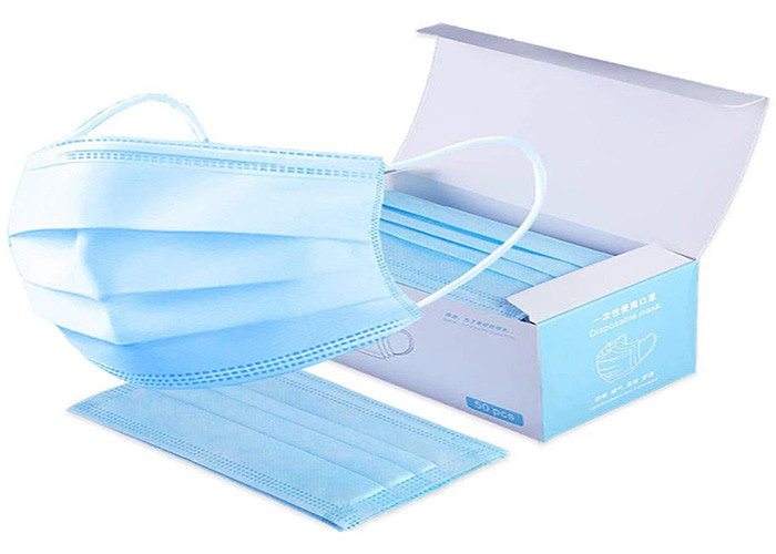 Three Layers Disposable Medical Protective Mask Anti - Allergic High Breathability