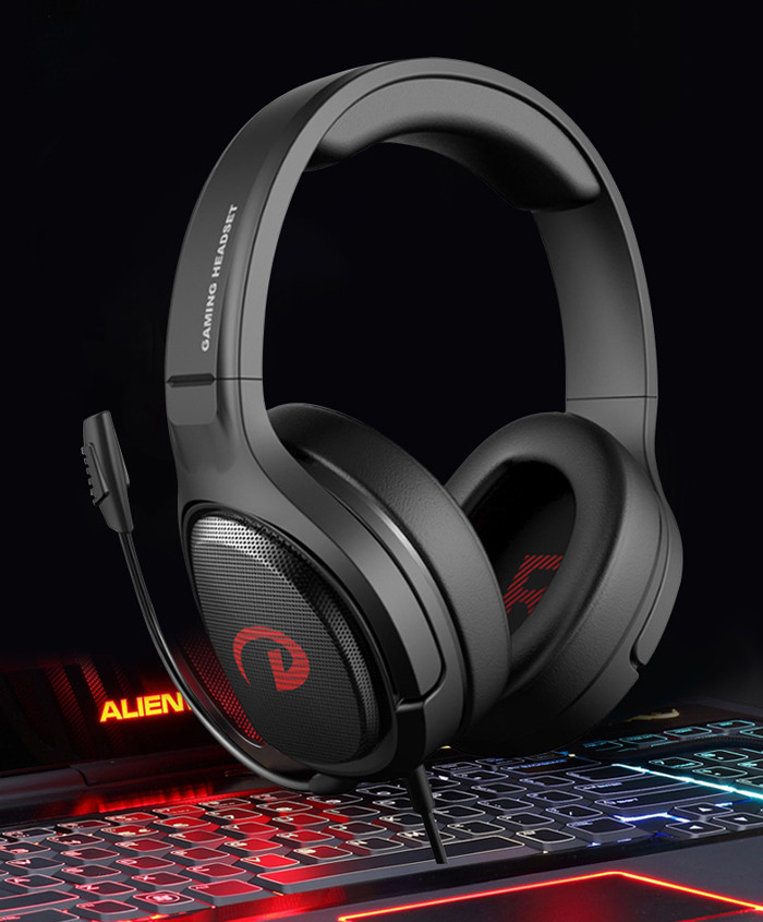 Detachable Mic Illumination Gaming Headset Rgb 2.2M Cable