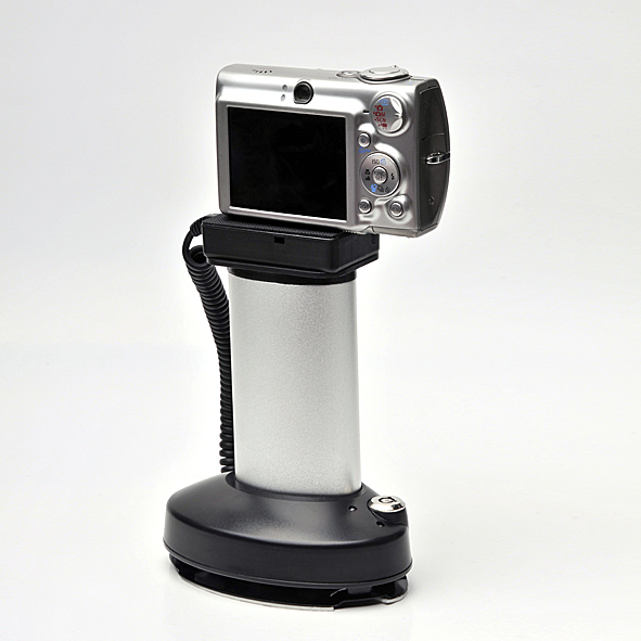 anti-theft camera display stands with alarm